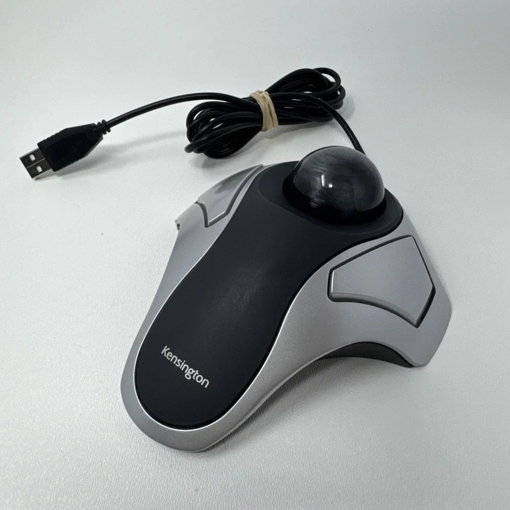 Kensington K64327 Orbit Optical Trackball Mouse USB 2.0 - Black/Silver